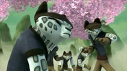 The leopards in "Ghost of Oogway"