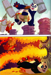 Po racing Heng in the 