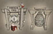 Freeze Tag mini-game concept; art by Brian White