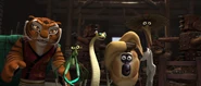Viper and the others watching Po's stunt in Kung Fu Panda 2