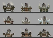 Model sheet of Thundering Rhino's platform by Nico Marlet