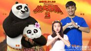 Lei Lei featured in a Kung Fu Panda 3 promo by Oriental DreamWorks alongside her Chinese voice actress, as well as Po and his Chinese voice actor