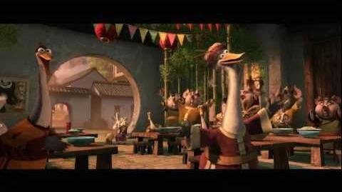 Commercial for Mr. Ping's restaurant as a promotional trailer for Kung Fu Panda 2