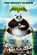 Grandma Panda featured in the first international poster for Kung Fu Panda 3