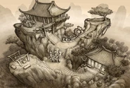Dojo environment layout; art by Brian White