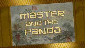 Master and the panda