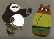 Concept artwork of Po and the Adversary by Nico Marlet and Max Boas