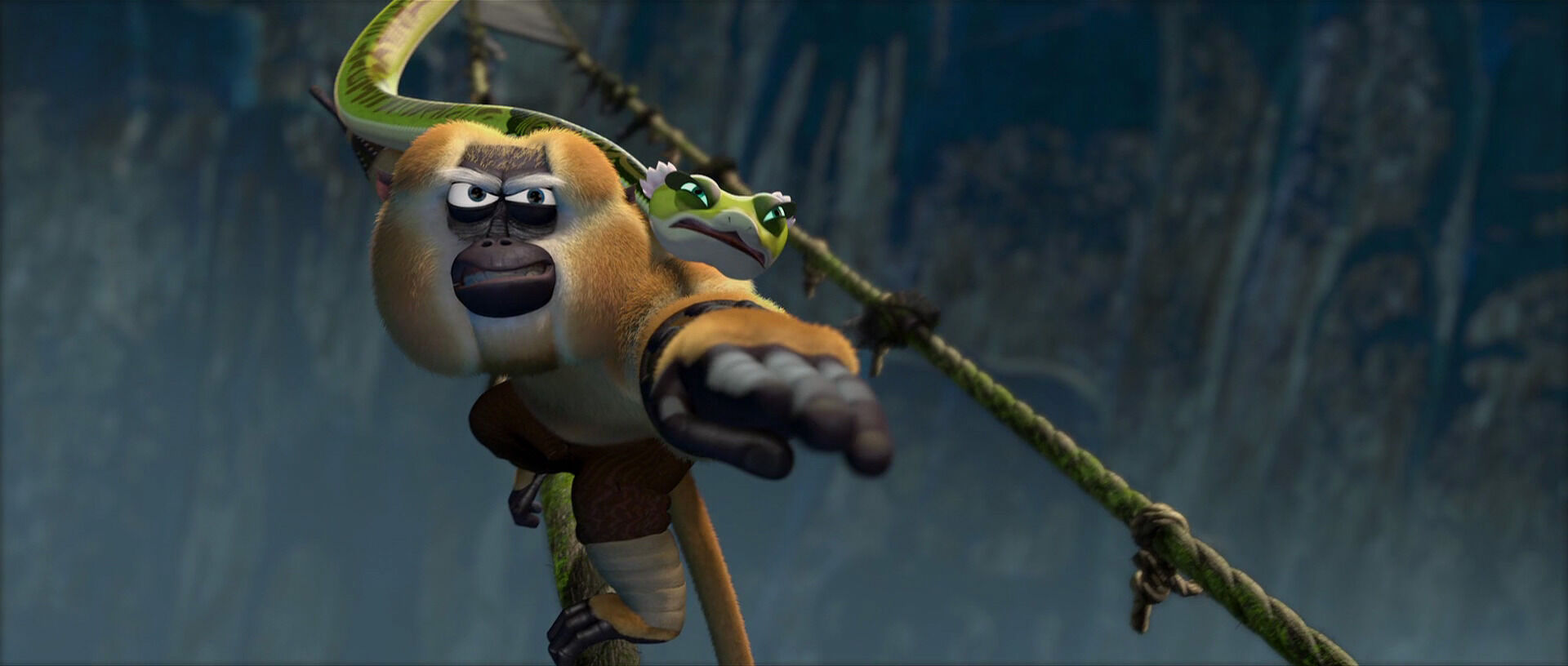 Monkey Kung Fu Panda