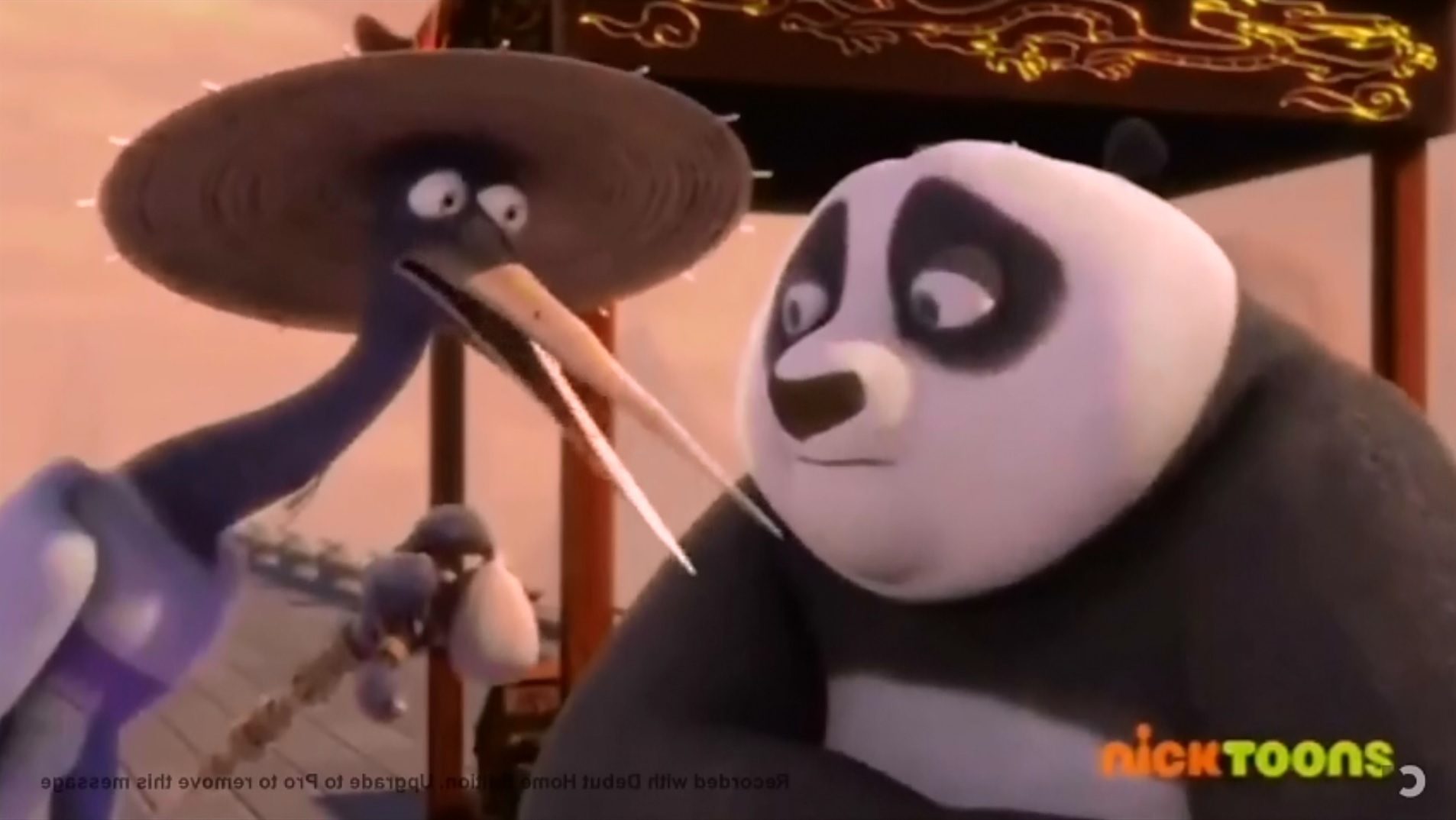 in kung fu panda how does po end up developing the capability to be an awesome kung fu fighter