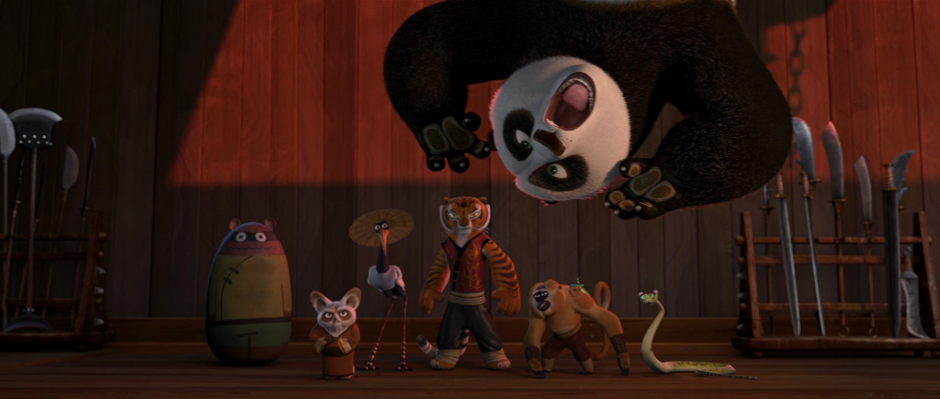 Kung Fu Panda rewarded for beating up Tigers