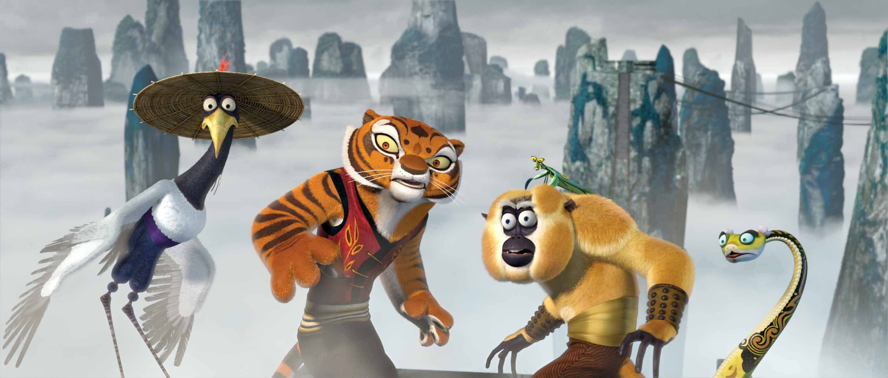 tai lung and tigress kung fu panda