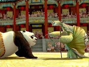 Kung fu panda master oogway points at the new dragon warrior-normal