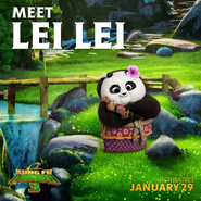 Kung Fu Panda 3 character promo featuring Lei Lei