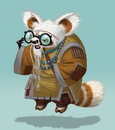 Early concept art of Shifu by Nico Marlet and Raymond Zibach