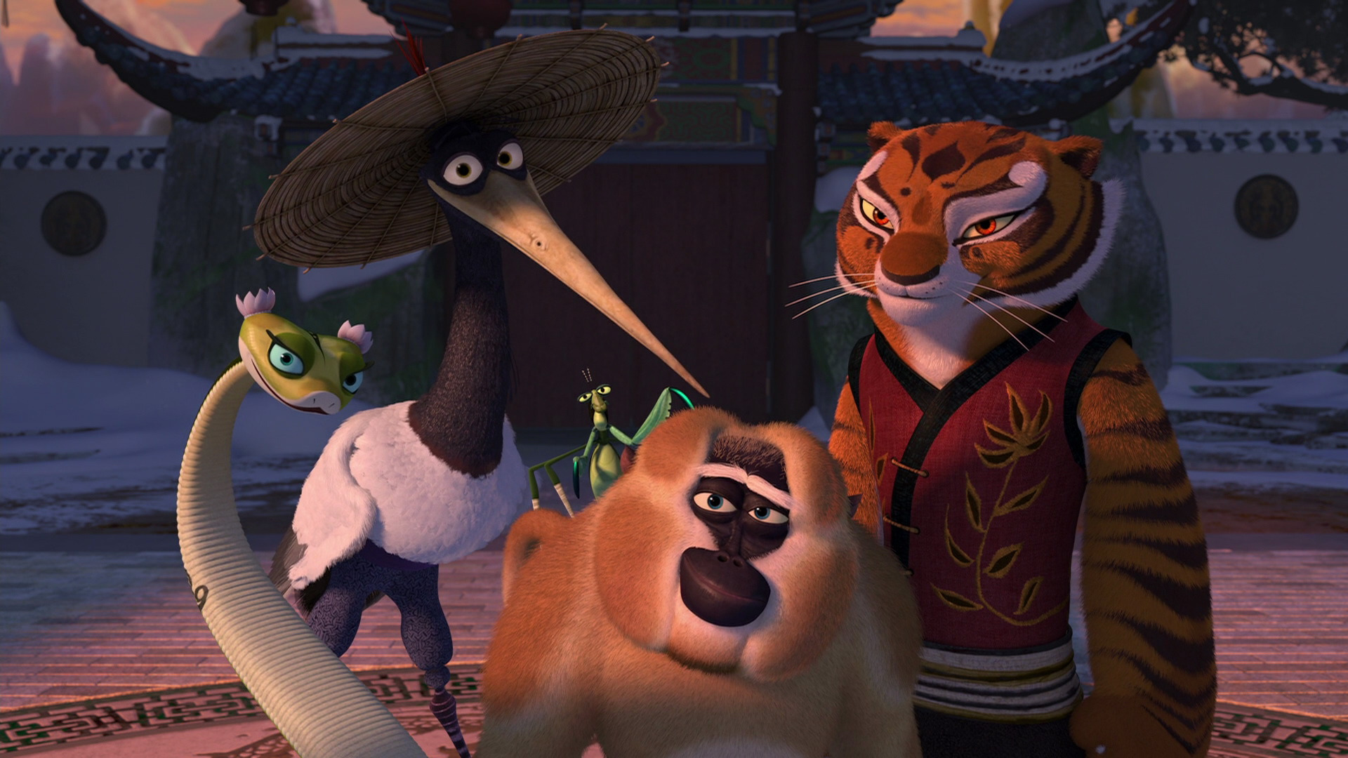 kung fu panda 2 tigress vs po