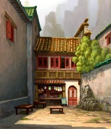 Concept illustration of the noodle shop by Max Boas and Bill Kaufmann