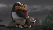 Tigress hugging Po when he comes back to life