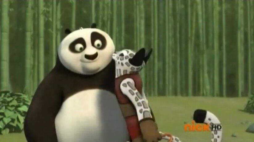 kung fu panda po and tigress kiss