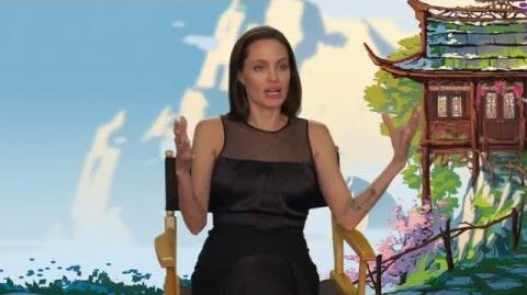 Kung Fu Panda 3 "Tigress" On-Set Interview - Angelina Jolie