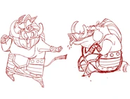 Concept illustrations of Taotie