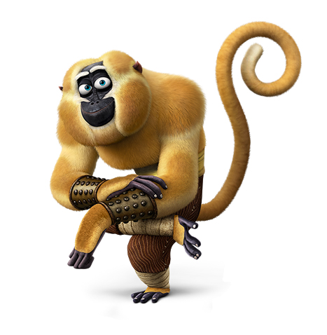 kung fu panda monkey png