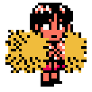 Aihara's sprite in Downtown Nekketsu March Super-Awesome Field Day!