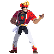 Primo's sprite in River City Girls 2