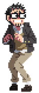 Kawakami's sprite in River City Girls