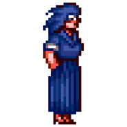 Hokuto's sprite in River City Renegade