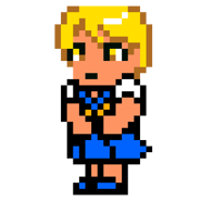 Mami's sprite in River City: Rival Showdown
