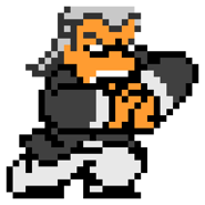 Lee's sprite in River City: Tokyo Rumble