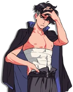 Riki RCG2 4.png (222 KB) Riki's dialog portrait in River City Girls 2