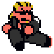 Shishiō's sprite in River City: Tokyo Rumble