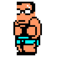 Sonokawa's sprite in River City Super Sports Challenge ~All Stars Special~