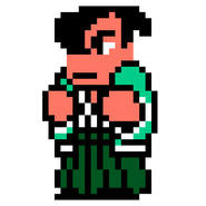 Saotome's sprite in Downtown Nekketsu Jidaigeki