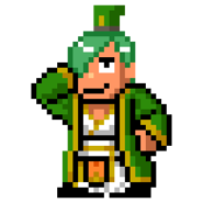 Takaoka's sprite in River City Saga: Three Kingdoms