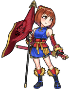 Nishino's angry dialog portrait in River City Saga: Three Kingdoms Next