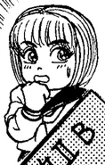 Kuniko in the manga Kunio-kun! Nekketsu Battle!