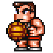 Riki SNES Dodgeball.png (4 KB) Riki's sprite in Kunio's Dodgeball Time, C'mon Guys!