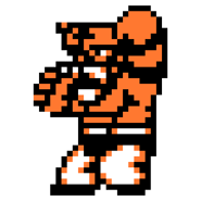 Toraichi's sprite in Nekketsu Fighting Legend