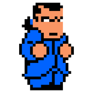 Wataru's sprite in River City Super Sports Challenge ~All Stars Special~