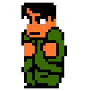 Gōda's sprite in Downtown Nekketsu Story