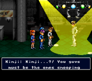 Kinji in Shin Nekketsu Kōha: Kunio-tachi no Banka