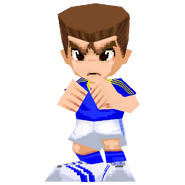Kunio's model in River City Soccer Hooligans