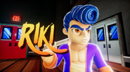 Riki in Mighty Fight Federation