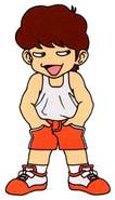 Hiroshi in Kunio-kun Nekketsu Collection 1