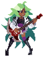 Noize's sprite in River City Girls