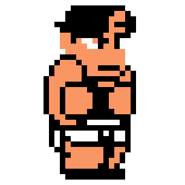 Yōichi's sprite in River City Super Sports Challenge ~All Stars Special~