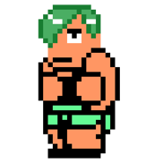 Takaoka's sprite in River City Super Sports Challenge ~All Stars Special~