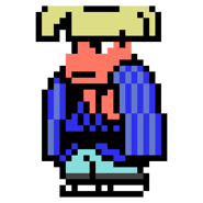 Riki Jidaigeki.png (4 KB) Riki's sprite in Downtown Nekketsu Jidaigeki